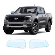 Антигравийная защитная бронепленка по лекалам для Ford Ranger IV 2022- зеркала