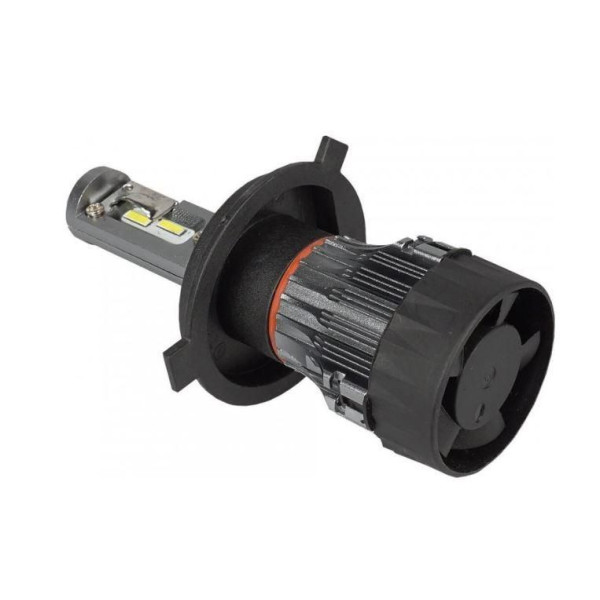 LED лампи автомобільні H4 FORT F2 радіатор+кулер 4000Lm/CSP/30W/5000K/IP65/9-16V 2 шт
