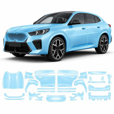 Антигравийная защитная бронепленка по лекалам для BMW iX2 U10 2023- полный кузов