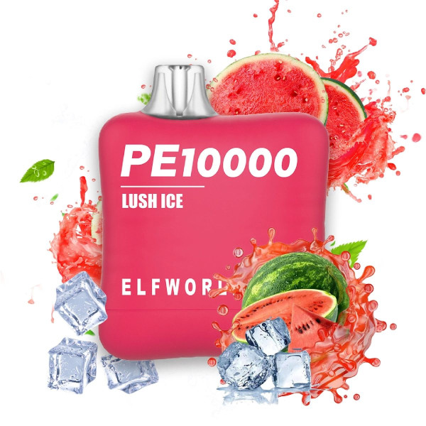Elf Bar World PE10000 POD 5% Watermelon Lush ice Крижаний Кавун (Підряджається)