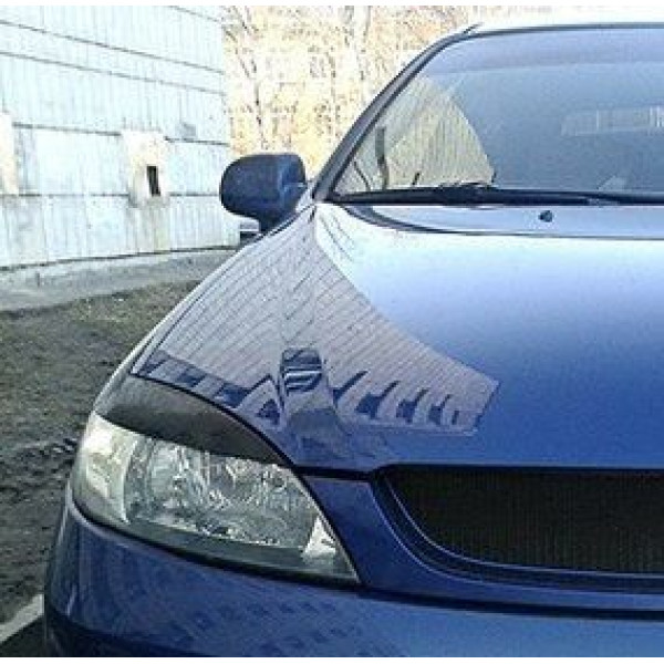Реснички фар Fly для Chevrolet Lacetti хечбек Черные 2 шт