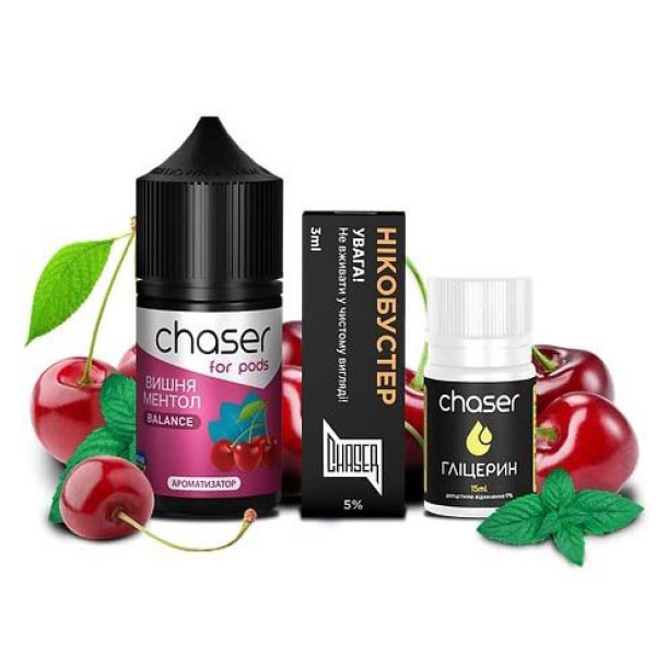 Рідина Chaser Самозаміс Balance ULTRA 30ml Вишня Ментол 