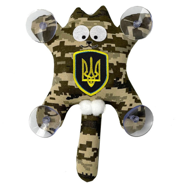 Игрушка на присоске Кот Саймон Герб Украины Большой