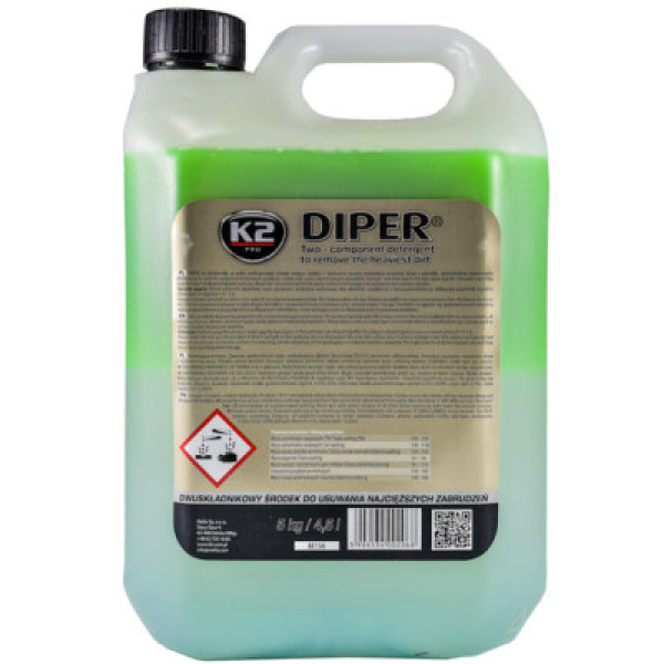 Пена активная для бесконтактной мойки K2 Diper PRO 5L 1:5 (M156)