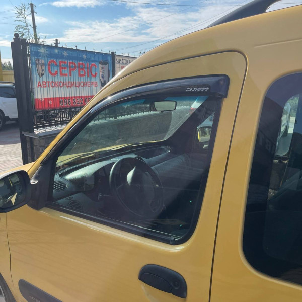 Дефлектори вікон вітровики Renault Kangoo 1997-2008 Скотч 3M Voron Glass (VR10498)