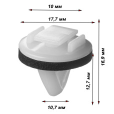 Клипса крепления молдинга Toyota 75867AC020 C1478