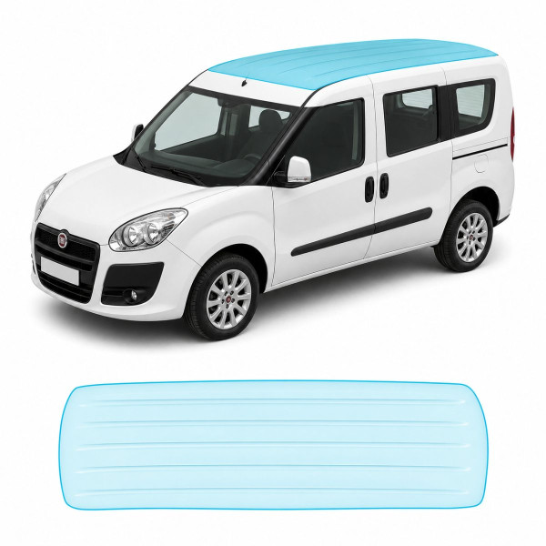 Антигравийная защитная бронепленка по лекалам для Fiat Doblo II 2010-2022 - зона крыши