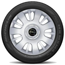Ковпак колеса з емблемою Opel SKS407 R16 сірий з логотипом на вибір 4 шт