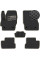 Коврики в салон EVA для Mazda 3 II BL SD/HB 2009-2013 с подпятником Черные-Коричневый кант 5 шт