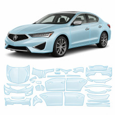 Антигравійна захисна бронеплівка за лекалами для Acura ILX I facelift 2019-2022 - повний кузов