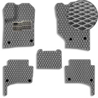 3D EVA Килимки в салон для Volkswagen Touareg I 2002-2010 З підп'ятником Сірі 5 шт