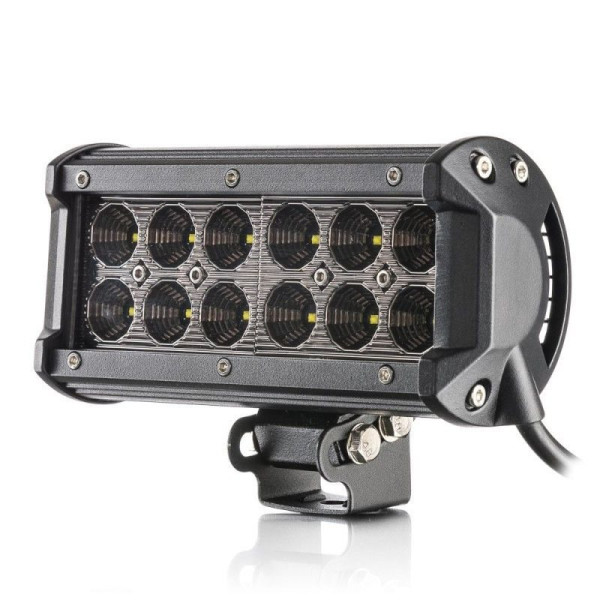 Фара LED Балка Лидер 165x75x55 mm / 36W / 3W*12 / 10-30V / Дальний (D-36W Black)
