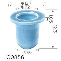 Кліпса Volkswagen, Audi, Fiat, Bmw, Lancia, Porsche (1H0853586, 51131960127, 1H0-853-586, 14075) (C0856)