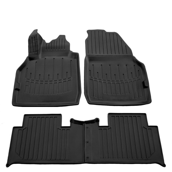 Автомобільні 3D килимки в салон для Renault Scenic II/Grand Scenic 2003-2009 Високий борт