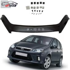 Дефлектор капота мухобойка Ford C-Max 2007-2010 Евро Крепление (Vip Tuning)