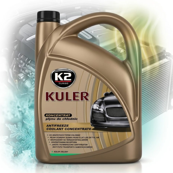 Антифриз концентрат K2 Kuler Long Life -80 Зеленый G11 5 л (T215Z)
