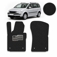 Килимки в салон передні EVA для Volkswagen Touran I / II 2003-2015 (Металевий підп'ятник) 2 шт