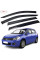 Дефлектори вікон вітровики HIC для Nissan Tiida (C12) 2012- Хечбек 5Dr Оригінал (NI72)