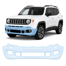 Антигравійна захисна бронеплівка за лекалами для Jeep Renegade BU 2015-2018 - передній бампер