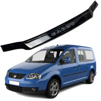 Дефлектор капота мухобойка для Volkswagen Caddy 2004-2010 Voron Glass