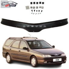 Дефлектор капота мухобойка Renault Laguna 1993-2001 Евро Крепление (Vip Tuning ) RL16