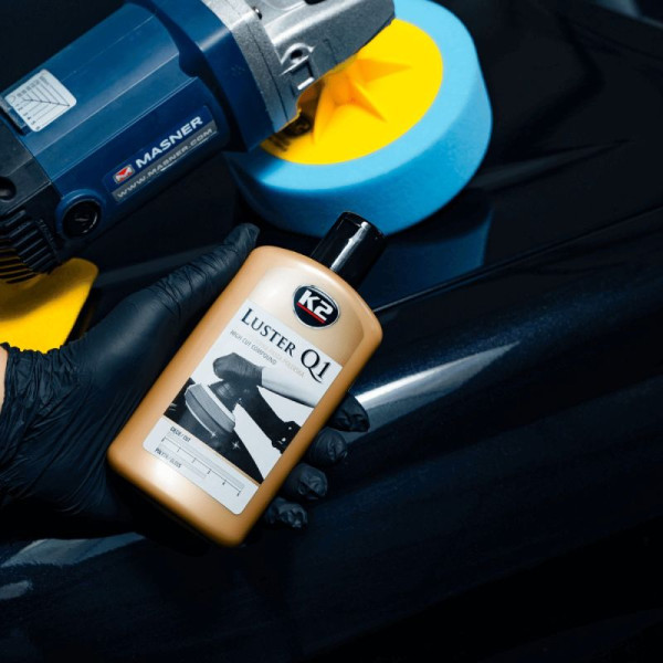 Поліроль кузова паста для полірування K2 Luster Q1 High Cut L1200N 250g Біла