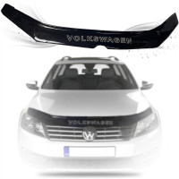 Дефлектор капоту мухобійка Volkswagen Passat B7 2010-2015 (Європа)  Voron Glass