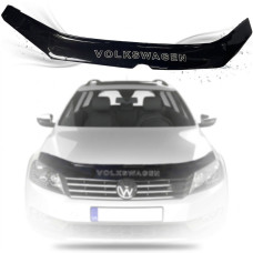 Дефлектор капоту мухобійка Volkswagen Passat B7 2010-2015 (Європа)  Voron Glass