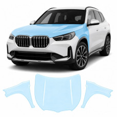 Антигравийная защитная бронепленка по лекалам для BMW iX1 U11 2022- капот и передние крылья