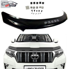 Дефлектор капота мухобойка для Toyota Land Cruiser Prado 150 2013-2017 (Vip Tuning) TYA66
