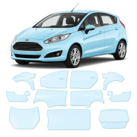 Антигравійна захисна бронеплівка за лекалами для Ford Fiesta VI facelift 2013-2017 - повний кузов