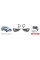 LED Противотуманные фары для Honda CR-V 2019- с проводкой Комплект (HD-2093-LED)