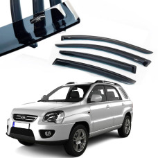 Дефлекторы окон ветровики Kia Sportage 2004-2010 (K10)