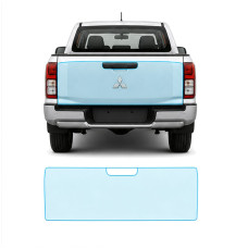 Антигравийная защитная бронепленка по лекалам для Mitsubishi L200/Triton VI 2024- зона крышки багажника