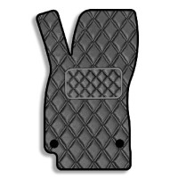 Водительский коврик для Audi A6 С6 2006-2011 Экокожа 1 шт (Rombus)