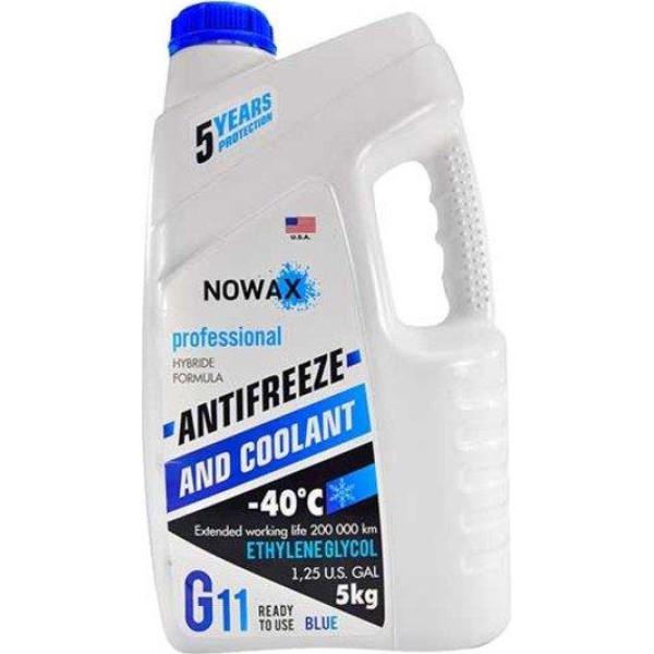 Антифриз готовий NOWAX -42°C G11 Синій 5 кг (NX05002)