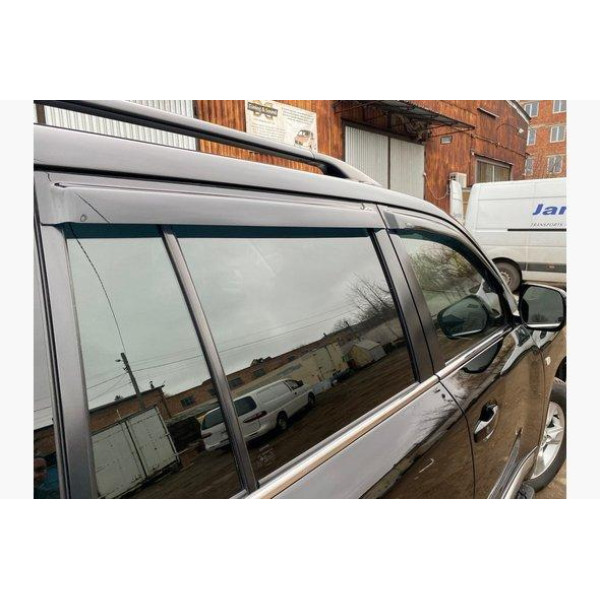 Дефлектори вікон вітровики HIC для Toyota Land Cruiser 120 2003-2010 Оригінал (T03-1)