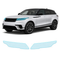 Антигравийная защитная бронепленка по лекалам для Land Rover Range Rover Velar L560 facelift 2020- оптика (фары и ПТФ)