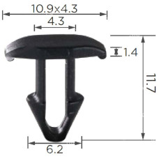 Клипса уплотнителя Toyota, Lexus, SCION (5314560030, 53145-60030, 10815) (C1855)