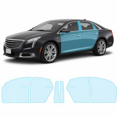 Антигравійна захисна бронеплівка за лекалами для Cadillac XTS I 2013-2019 - зони дверей і стійки вікон