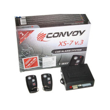 Автосигнализация Convoy XS- 7 v3 / одностороняя с силовым выходом без сирены / турботаймер / блокировка