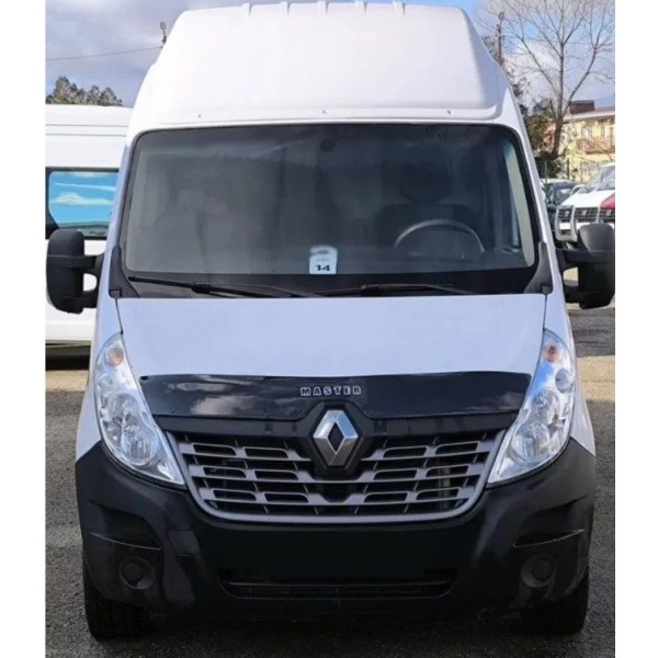 Дефлектор капота мухобойка для Renault Master 2014-2020 Евро Крепление (Vip Tuning)
