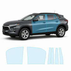Антигравійна захисна бронеплівка за лекалами для Chevrolet Trax II 2024- зони дверей і стійки вікон
