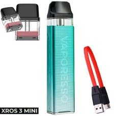 Багаторазова Pod-система Vaporesso Xros 3 Mini 1000mAh 2 мл Phantom Green Фантомно-Зелений