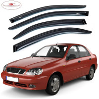 Дефлекторы окон ветровики HIC для Daewoo Lanos 1996- Oригинал (DAE06)