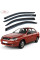 Дефлекторы окон ветровики HIC для Daewoo Lanos 1996- Oригинал (DAE06)
