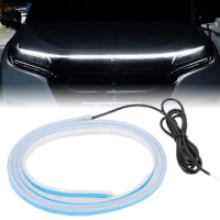Підсвічування Капота Гнучка 12V LED Динамічна Біла 180 см (Бичне свічення)