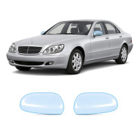 Антигравийная защитная бронепленка по лекалам для Mercedes-Benz S-Class W220 facelift 2002-2005 - зеркала