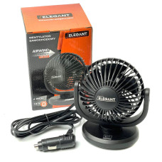 Автомобильный вентилятор Elegant 12V на подставке Ø11 см (EL 101 553)