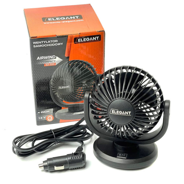 Автомобильный вентилятор Elegant 12V на подставке Ø11 см (EL 101 553)